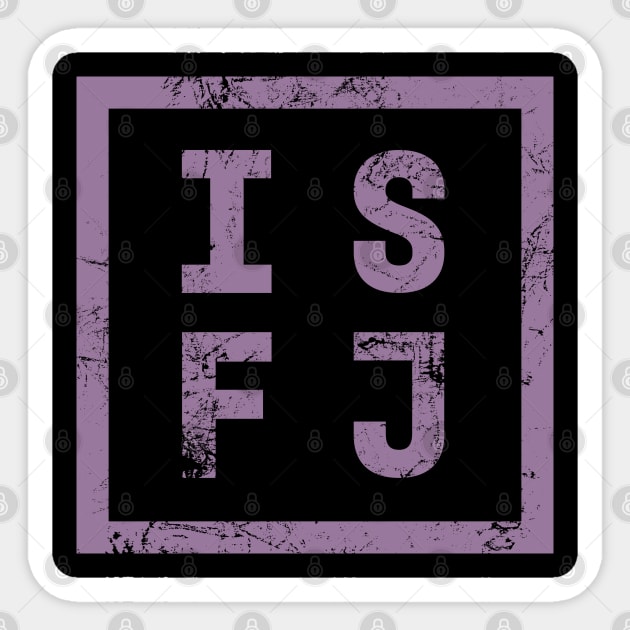 ISFJ Introvert Personality Type Sticker by Commykaze